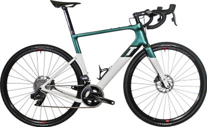 Prodotto ricondizionato - Gravel Bike 3T Exploro Race Sram Force eTap AXS 12V 700 mm Verde Smeraldo Bianco 2022