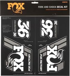 Kit Stickers Fox Racing Shox Heritage Blanc