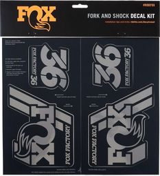 Fox Racing Shox Stickers Heritage 2019 Black Stealth
