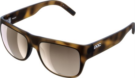 Poc Want Clarity Sunglasses Tortoise Brown / Brown Silver Mirror
