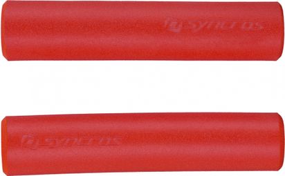 Paire de Grips Syncros Silicone Rouge Spicy