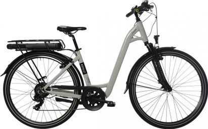 Vélo de Ville Électrique Bicyklet Louison Shimano Tourney 6V 400 Wh 700 mm Gris