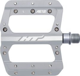 HT Components AE12 Kinderpedale Silber