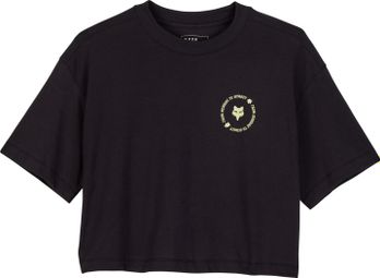 T-Shirt Manches Courtes Byrd Crop Femme Noir
