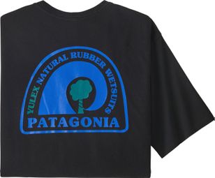 T-Shirt Patagonia Rubber Tree Mark Responsibili-Tee Homme Noir
