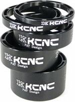 KCNC Kit Entretoises Direction LIGHT Alu 1''1/8 Noir 3/5/10/14/20 mm
