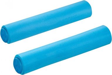 Paar Supacaz Siliconez XL Grips Fluo Blau