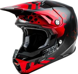 Fly Racing Fly Formula CC Tektonik full-face helmet Black / Red / Orange