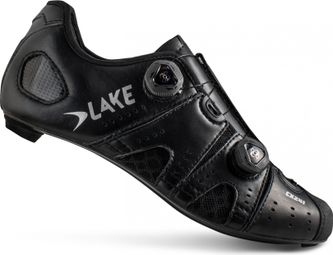 Zapatillas de carretera Lake CX241 negras / plateadas