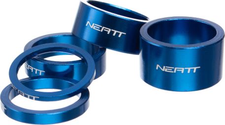 Neatt Kit of Aluminium Spacers (x5) Blue