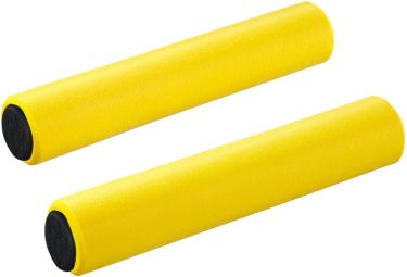 Pair of Supacaz Siliconez Grips Yellow