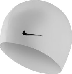 Nike Swim Solid Silicone Training Swim Cap White