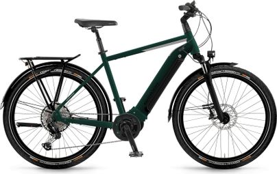 Vélo de Ville Électrique Winora Yucatan 10 Gent 27 5'' 630Wh Shimano Deore 10V Vert Emeraude 2022