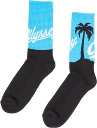 Odyssey Coast Crew Socks Black / Blue