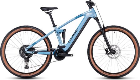 Cube Stereo Hybrid 120 Pro 750 Electric Full Suspension MTB Shimano Deore 12S 750 Wh 27.5'' Sage Metallic Blue 2023