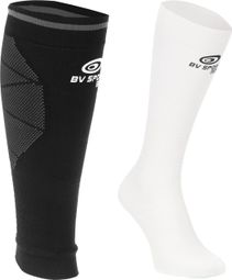 Reconditioned Product - Pair of Socks BV Sport Pack Performance Elite White Black