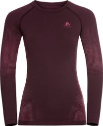Maillot Manches Longues Femme Odlo Performance Warm Eco Rouge 