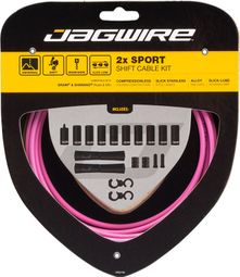 Jagwire 2x Sport Shift Kit Rosa