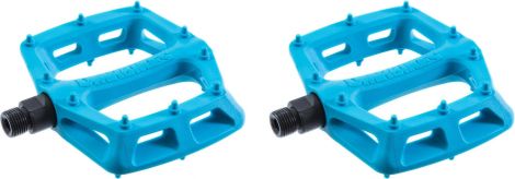 Par de pedales planos DMR V6 Azul