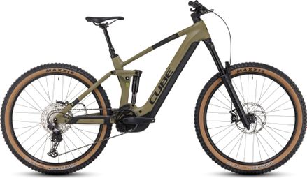 Cube Stereo Hybrid 160 HPC Race 750 27.5 Electric Full Suspension MTB Shimano Deore 12S 750 Wh 27.5'' Verde Oliva 2023