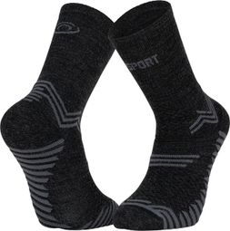 BV Sport Trail Ultra+ Merinos Socken Anthrazit Grau