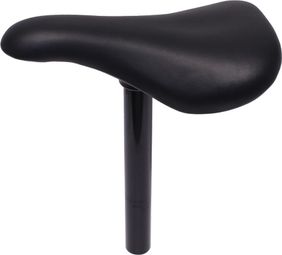 Position One Expert Saddle with Post 25.4mm Diameter Black