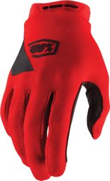 Children's Long Gloves 100% Ridecamp Red