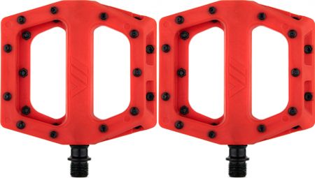 Pair of Red DMR V11 Flat Pedals