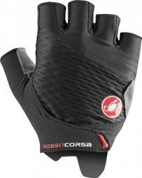 Castelli Rosso Corsa 2 Damen Handschuhe Schwarz