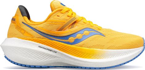 Saucony Triumph 20 Yellow Blue Women's Running Shoes