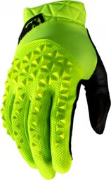 Long Gloves 100% Geomatic Yellow Fluo