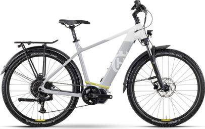 Vélo de Ville Electrique Husqvarna Cross Tourer CT1 Gent Shimano Alivio 9V 630Wh 27.5'' Gris / Blanc 2023