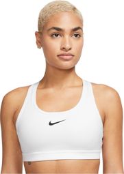 Brassière Nike Swoosh Medium Support Blanc