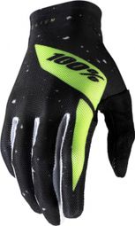 Long Gloves 100% Celium 2 Black / Neon Yellow