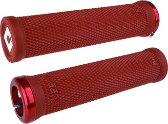 Refurbished Product - Pair of Odi Ruffian V2.1 Grips 135 mm Red / White