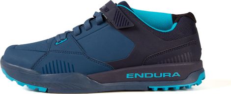 Zapatillas MTB Endura MT500 Burner Automatic Pedals Azul Marino
