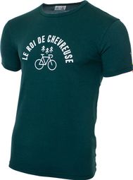 LeBram x Sports d'Époque Roi de Chevreuse T-Shirt Bottle Green