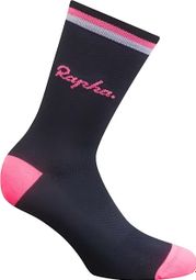 Rapha Logo Socks Dark Blue / Pink