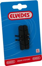 Paire de Cartouches de Patins de Frein Route Elvedes Pads 55mm / pour supports Campagnolo 