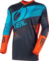O'Neal Element Factor Long Sleeve Jersey Grey / Orange / Blue