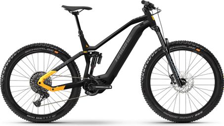Haibike Nduro 6 Sram SX Eagle 12V 720 Wh 29''/27.5'' Black / Mango 2023 All-Suspended Electric Mountain Bike