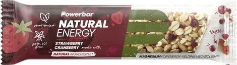 POWERBAR Bar NATURAL ENERGY CEREAL 40gr Strawberry Cranberry