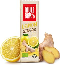 Barre Énergétique MuleBar Bio & Vegan Citron Gingembre 40 g
