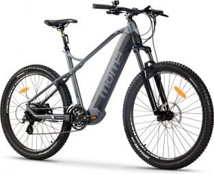 Moma Bikes Bicicleta Electrica, EMTB-27.5 ', Suspension Delantera, SHIMANO 24 V & Doble Freno Disco Hydraulicos Bateria Integrada Ion Litio 48V 13Ah