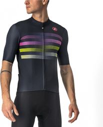 Castelli Endurance Pro Trikot Blau / Pink / Gelb