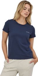 Patagonia P-6 Mission Organic Blue Women's T-Shirt
