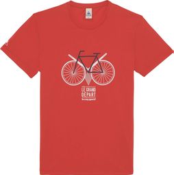 LE COQ SPORTIF T-Shirt Tour de France N°13 Leeds, le grand départ Rouge