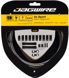 Jagwire 2x Sport Shift Kit Eisgrau