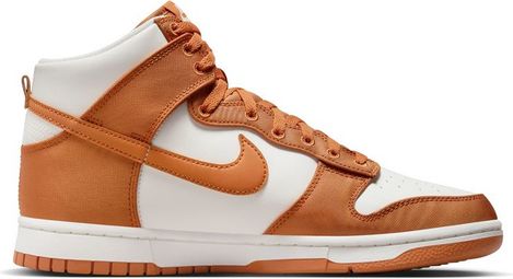 Chaussures Nike Sportswear Dunk High Retro Orange Blanc