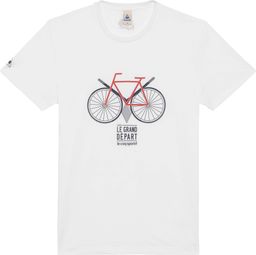 LE COQ SPORTIF T-Shirt Tour de France N°13 Leeds, le grand départ Blanc